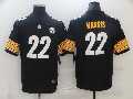 Men's Pittsburgh Steelers #22 Najee Harris Nike Black Player Game Foot