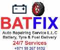 Batfix battery and Tyre Service Car battery Replacement TyrePunture Se