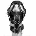 Leather Bondage Hood – Premium Leather Mask with Harness & Gag Desig